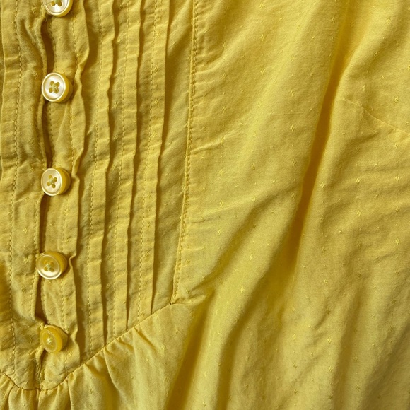 OLD NAVY ANNA BANANA CAMI EMBROIDERED YELLOW TANK - Picture 2 of 7